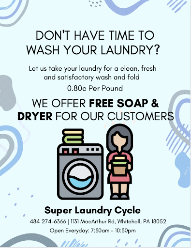 Laundromat «Super Laundry Cycle», reviews and photos, 1131 MacArthur Rd, Whitehall, PA 18052, USA