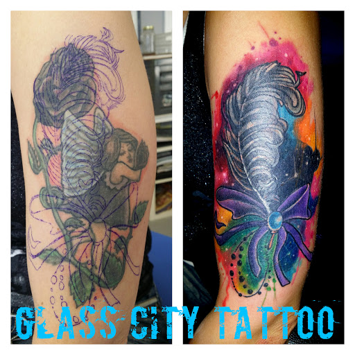 Explore mystic tattoo ideas, creative tattoo ideas in Lancaster, available at Glass City Tattoo