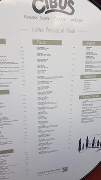 Carte du Cibus à Montecatini Terme