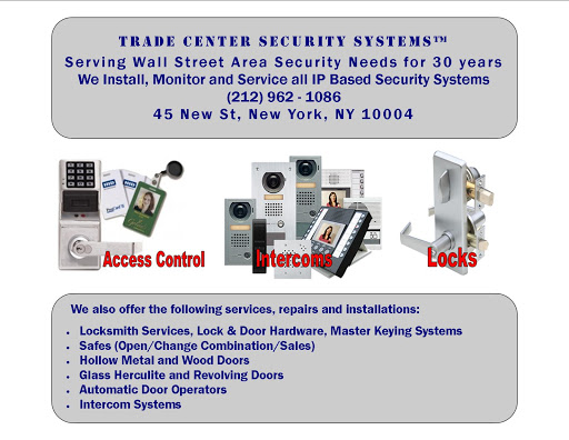 Hardware Store «Trade Center Security Systems», reviews and photos, 45 New St, New York, NY 10004, USA