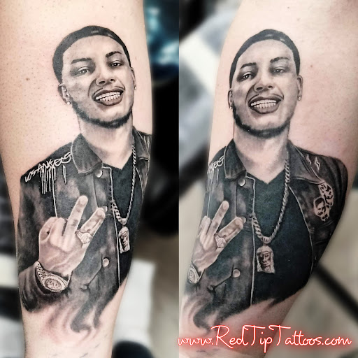 Explore norse sleeve tattoo ideas, creative tattoo ideas in Springfield, available at Red Tip Tattoos