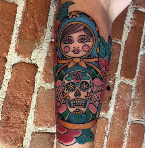 Explore trap house tattoo ideas, creative tattoo ideas in Buffalo, available at The Tilted Rose Tattoo