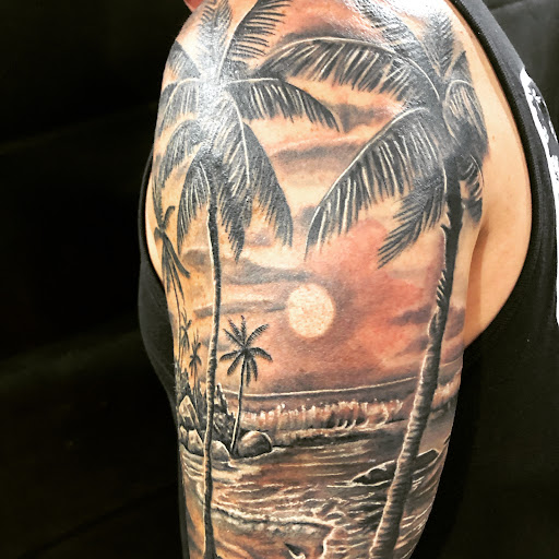 Explore tragus tattoo ideas, creative tattoo ideas in Sarasota, available at SEVEN SINS Tattoo Studio