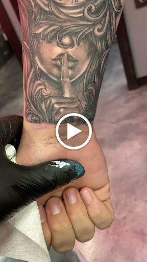 Explore warhammer 40k tattoo ideas, creative tattoo ideas in Killeen, available at Familia Ink Tattoo Co.