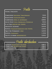 Restaurant La Foresta à Riegelsberg (le menu)