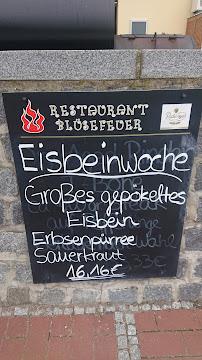 Carte du Restaurant Blüsefeuer à Rerik