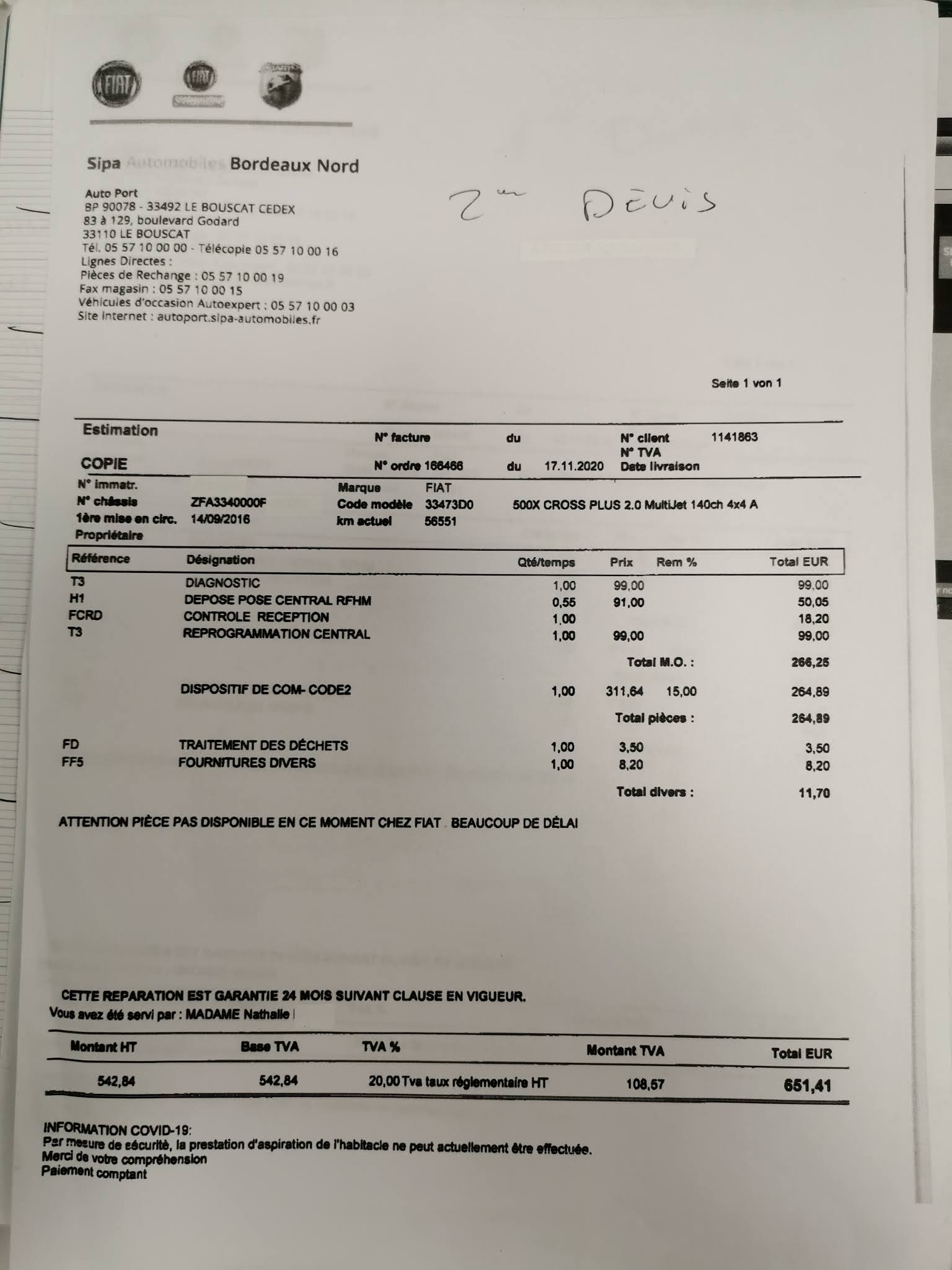 Photo n° 2 de l'avis de Caillé.i fait le 20/11/2020 à 15:15