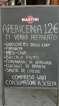 Menu du Via Prè Tavern à Milan