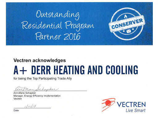 HVAC Contractor «A+ Derr Heating & Cooling», reviews and photos