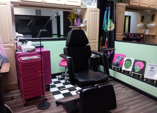 Explore upper thigh tattoo ideas, creative tattoo ideas in Bradley, available at Rogers Tattooing & Body Piercing