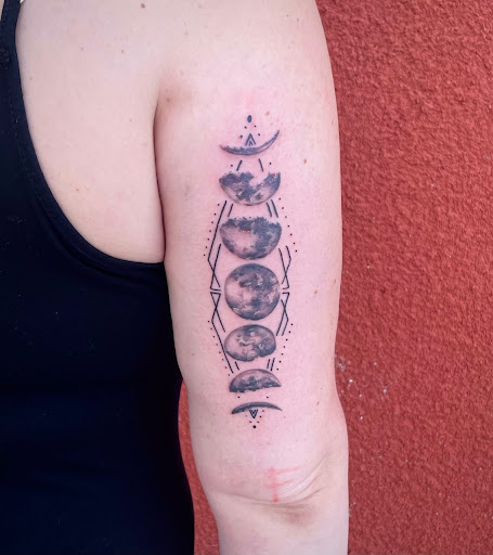 Explore fill in tattoo sleeve ideas, creative tattoo ideas in Peoria, available at Modern Ink Tattoo