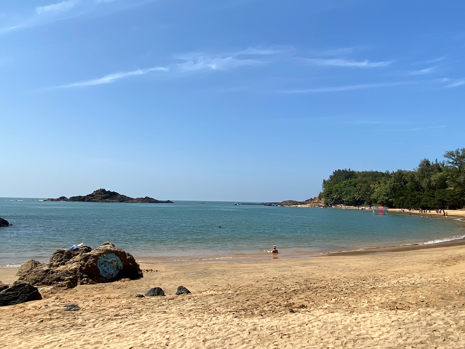 Foto von Om Beach mit viele geräumige buchten