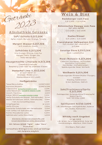 Restaurant allemand Waldschänke „Altes Raupennest“ à Altenberg - menu / carte