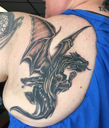 Explore tattoo ideas of lions, creative tattoo ideas in Goshen, available at Lady Luck Studio