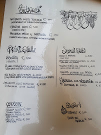 Trattoria Marione à Florence menu