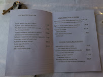 Menu / carte de Antico Bagno Nettuno à Piano di Sorrento