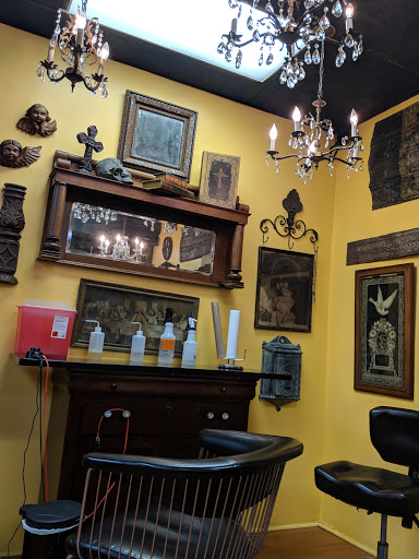 Explore black tattoo ideas for women, creative tattoo ideas in Oakwood, available at Underground Ink