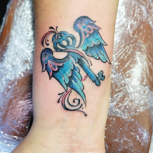 Explore luna moth tattoo ideas, creative tattoo ideas in Buffalo, available at Madd Ink Tattoo & Piercing