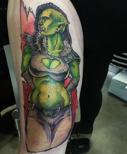 Find back tattoo ideas women for your next unique tattoo in Arlington at Depiction Tattoo Gallery