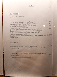 Restaurant Le Berger du Temps à Montagny-lès-Beaune carte