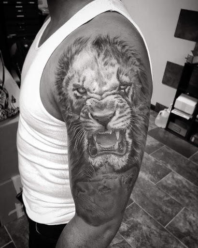 Explore number tattoo ideas, creative tattoo ideas in Edison, available at Rorschach Gallery