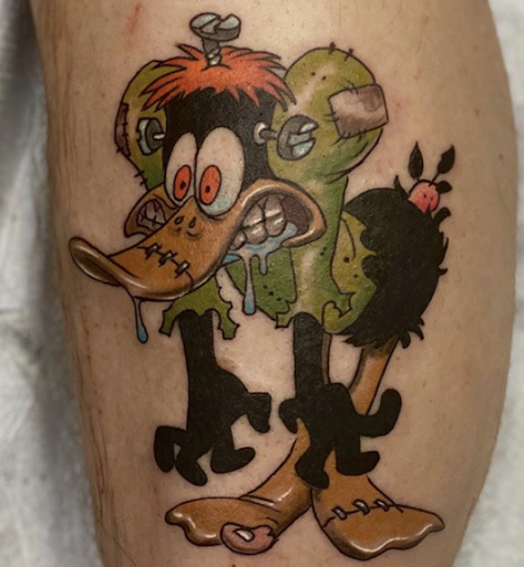 Explore back neck tattoo ideas, creative tattoo ideas in Orlando, available at Fine Ink Studios Tattoos