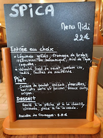 Restaurant SPICA à Dijon - menu / carte