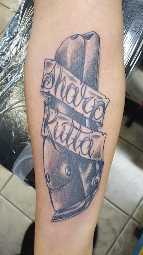 Explore bum tattoo ideas for females, creative tattoo ideas in Newport, available at Mutiny Tattoo Co. LLC