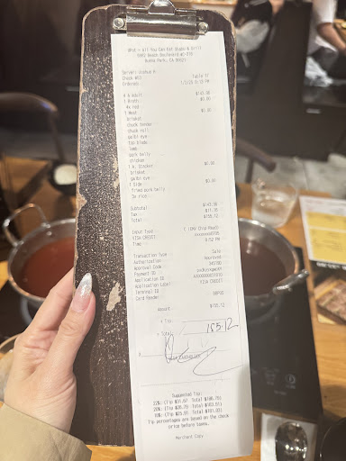 We were demanded to pay for the food we did not eat!