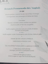 Restaurant brunch Kililie's Resto-Brunch à Nice - menu / carte