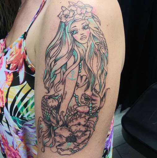 Find poppy tattoo ideas for your next unique tattoo in Jacksonville at American Tattoo Society of Jacksonville