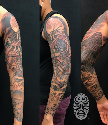 Explore computer tattoo ideas, creative tattoo ideas in Washington, available at Fattys Tattoos & Piercings H Street