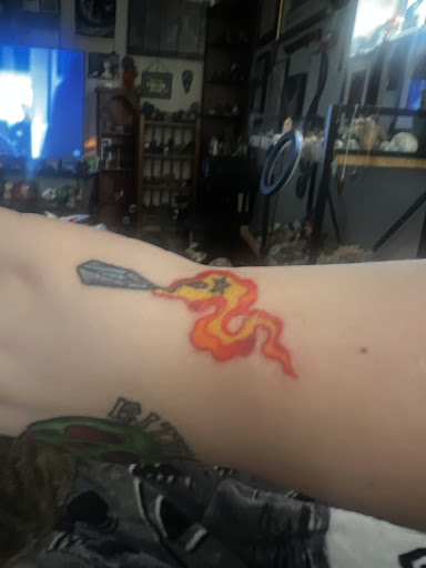 Explore bite mark tattoo ideas, creative tattoo ideas in Winston Salem, available at Garden of Ink Studio