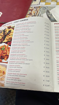 Restaurant italien Ristorante Pizzeria Tre Archi à Rome (le menu)