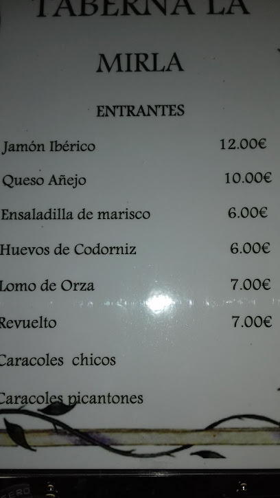 TABERNA LA MIRLA