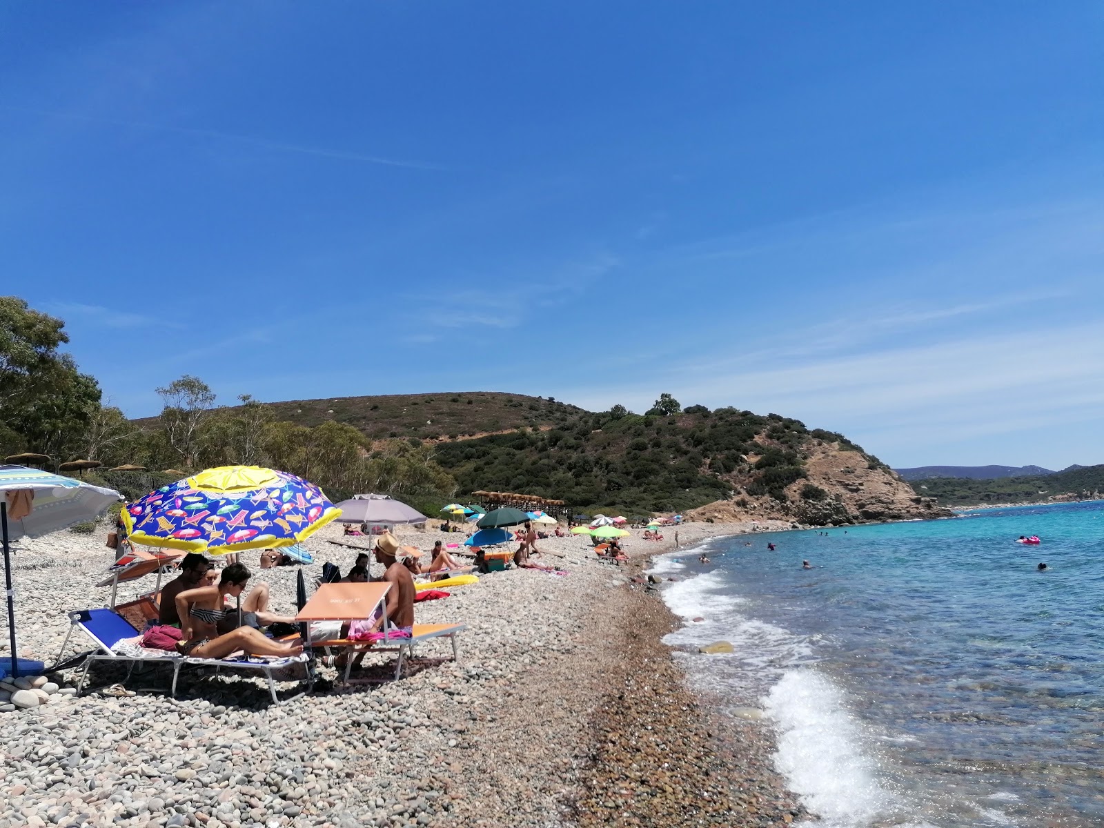 Spiaggia Is Canaleddus的照片 带有宽敞的海岸