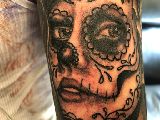 Explore heart tattoo ideas with names, creative tattoo ideas in Alamosa, available at The Shop Tattoo & Comics