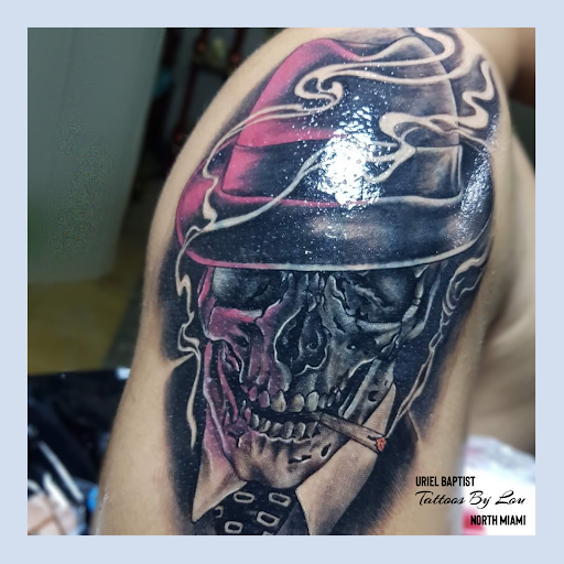 Explore forearm tattoo filler ideas, creative tattoo ideas in Miami, available at Tattoos by Lou Miami - North Miami