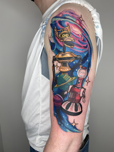 Explore tattoo ideas daisy, creative tattoo ideas in Lancaster, available at MermGoddess Tattoo Studio & Gallery