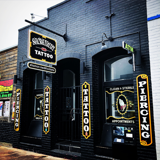 Explore flower arm sleeve tattoo ideas, creative tattoo ideas in Austin, available at Sacrament Tattoo & Gallery