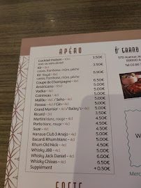 Ô' Grand Buffet à Auxerre menu