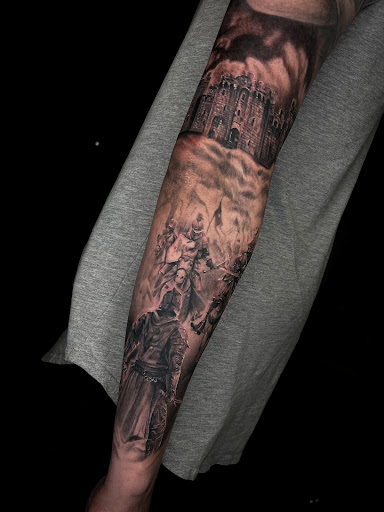 Explore 90's cartoon tattoo ideas, creative tattoo ideas in Fairmont, available at Heretic Ink