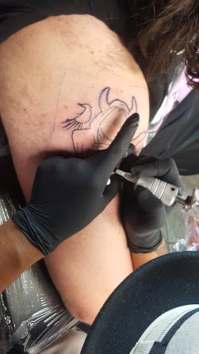 Explore knee tattoo ideas female, creative tattoo ideas in Toledo, available at Artistik Tat2 and Body Piercing