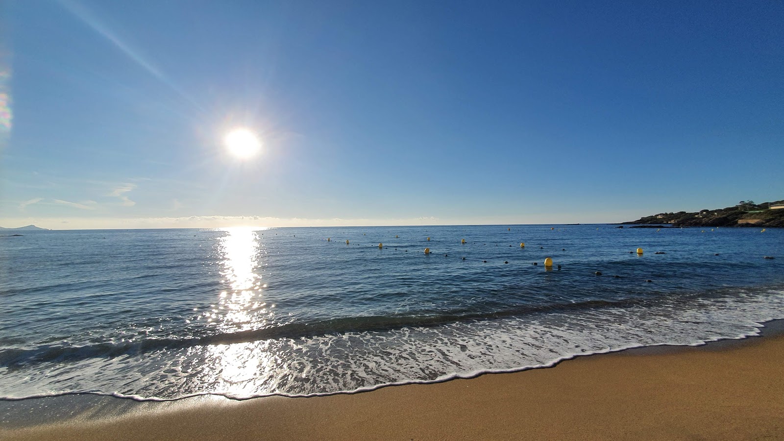Foto di Spiaggia La Gaillarde con una superficie del acqua cristallina