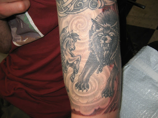 Explore mens calf tattoo ideas, creative tattoo ideas in Pelham, available at Tattoo Fever