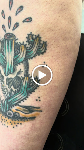 Explore dog collar tattoo ideas, creative tattoo ideas in Hackettstown, available at First Place Tattoos
