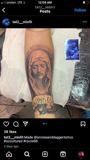 Explore small sleeve tattoo ideas, creative tattoo ideas in Bullhead City, available at Smoke and Dagger Tattoo