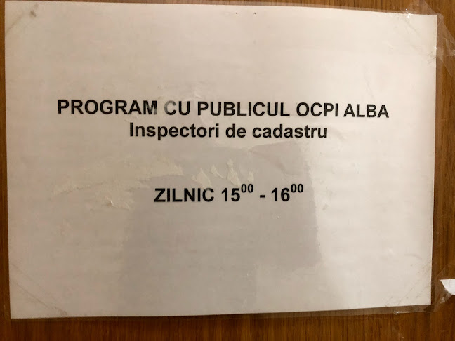 Opinii despre Oficiul de Cadastru și Publicitate Imobiliară Alba Iulia în <nil> - Servicii de mutare