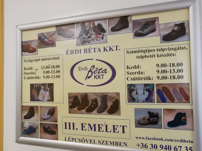 Érdi Béta Kkt. Lábklinika, gyógycipő budapest, ortopéd cipő 11. kerület, talpbetét 11. kerület - Budapest