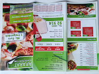 Menu / carte de Schaschlikstube Ararat à Coburg